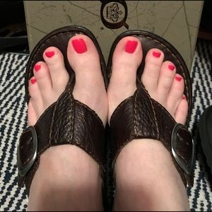 Born In Great used condition wedge sandals size 9